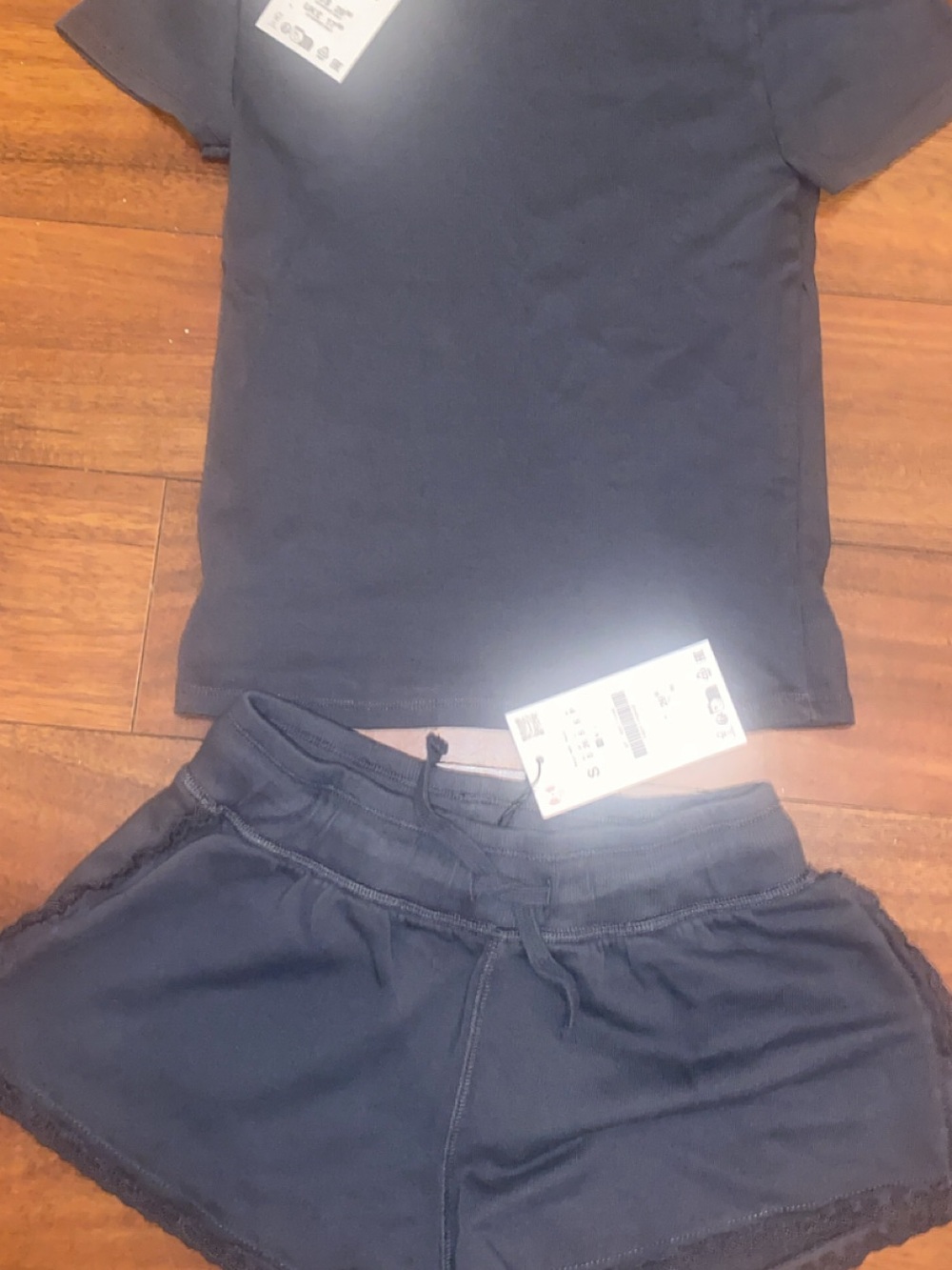 Zara women’s Navy Drawstring Lounge Set- Comfortable Everyday Wear